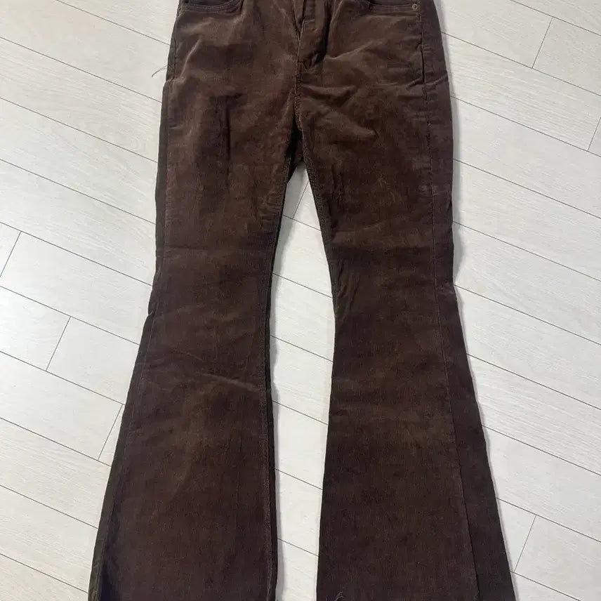 [BUNJANG] OOTJ Corduroy Brown Bootcut Pants / Ootj 코듀로이 브라운 부츠 컷 바지