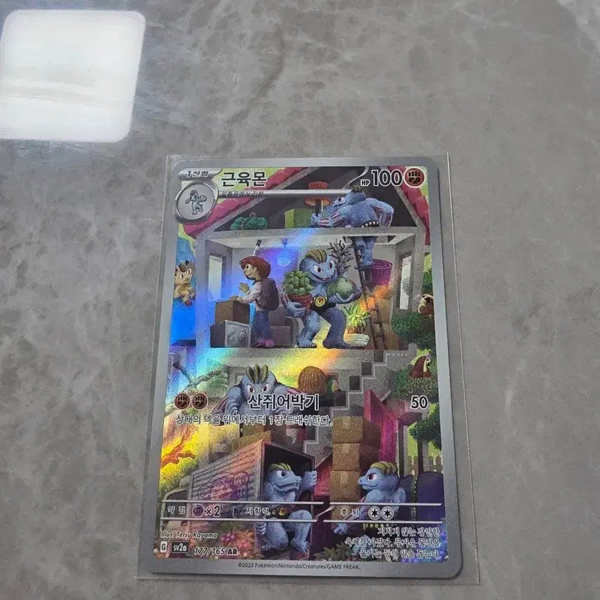 [BUNJANG] Pokemon Card Machoke AR / 포켓몬카드 근육몬 ar