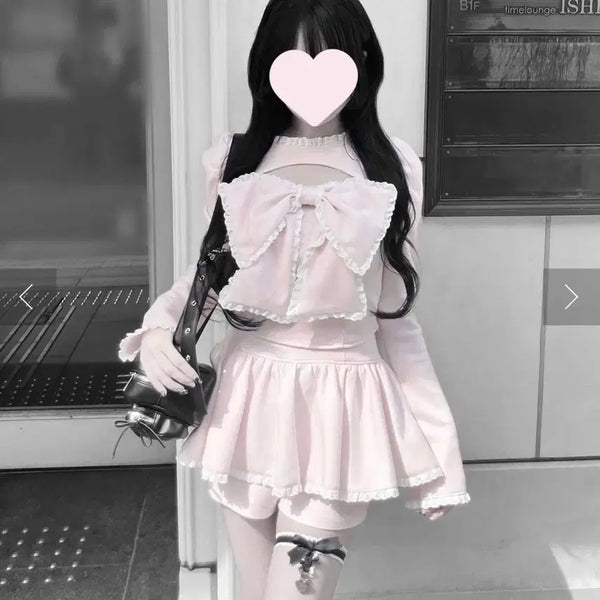 [BUNJANG] Olivedesolive Miko Ribbon Vest Set / Olivedesolive 올리브데올리브 miko리본비스체세트