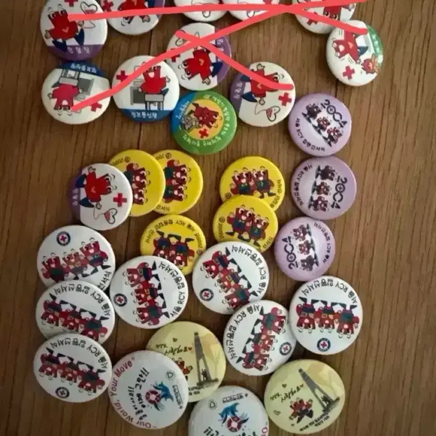 [BUNJANG] RCY Red Cross Badge / Rcy뱃지 대한적십자사뱃지