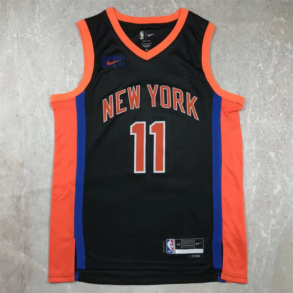 [BUNJANG] New York Knicks Jalen Brunson #11 Black City Edition Hot Press Swingman Jersey / NBA 농구복 뉴욕 닉스 11호 브렌슨 블랙시티 핫프레스 스윙맨