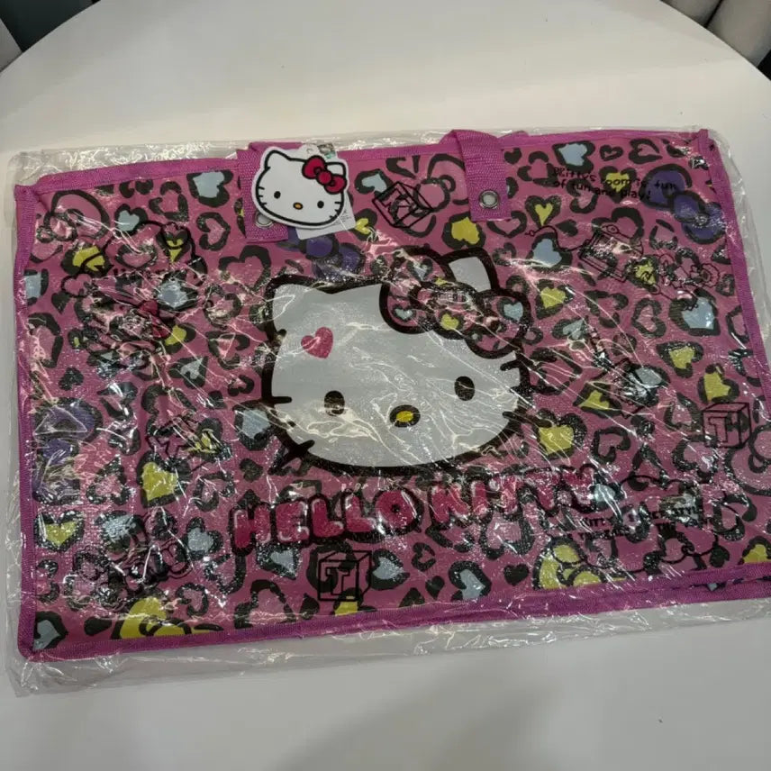 [BUNJANG] Kitty Leopard Print Tapolyne Bag / 키티 호피타포린백