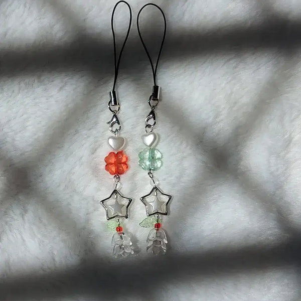 [BUNJANG] Christmas Bead Keyring / 크라스마스 비즈키링