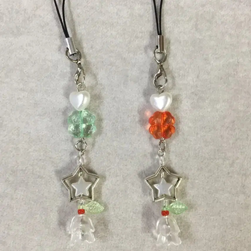 [BUNJANG] Christmas Bead Keyring / 크리스마스 비즈키링