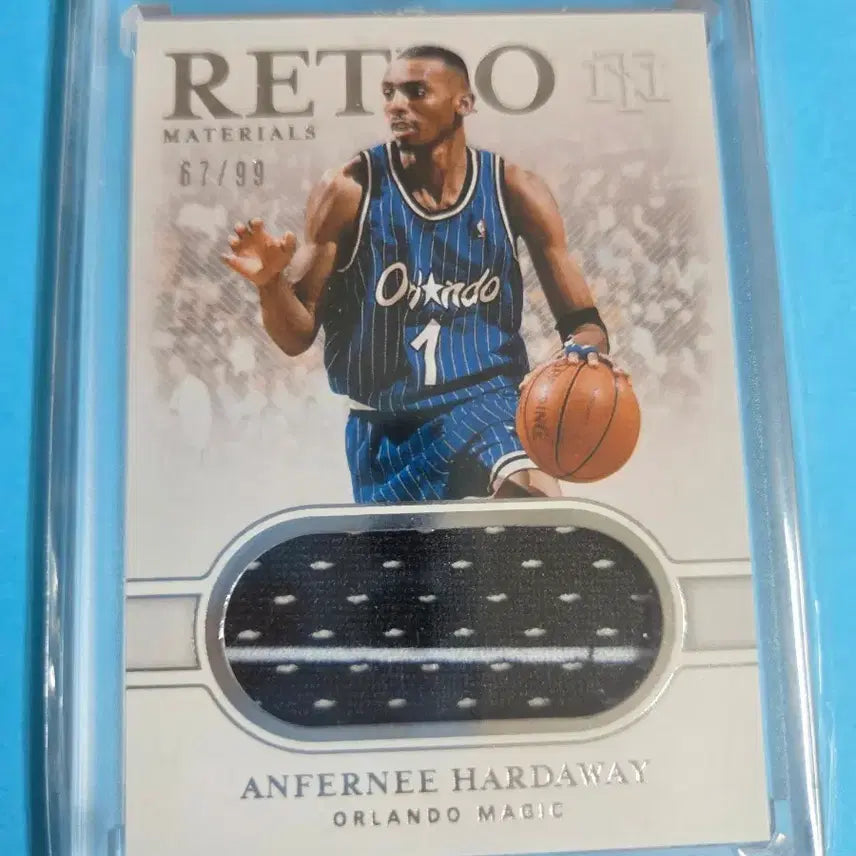 [BUNJANG] Anfernee Hardaway Orlando Magic Retro Replica Card (67/99) / 앤퍼니 하더웨이 오를란도 매직 레트로 카드