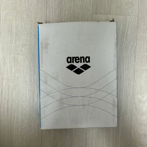 [BUNJANG] Arena One Big Logo Techback One-Piece Swimsuit (White Gold) / 아레나(Arena) 원 빅로고 테크백 원피스 수영복(화이트 골드)