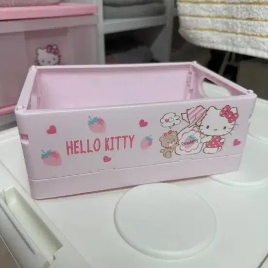 [BUNJANG] Hello Kitty Folding Storage Box (Large) / 키티 폴딩수납함