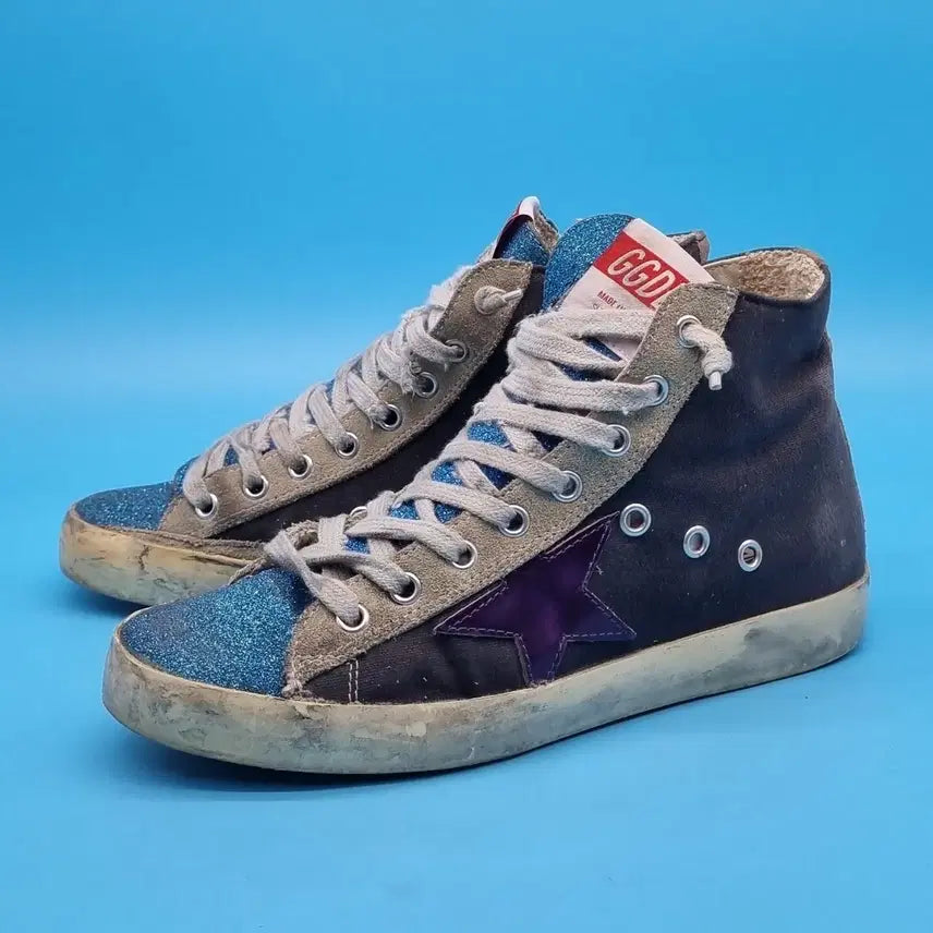 [BUNJANG] Golden Goose Franci Women's High-Top Sneakers / b 골든구스 프란시 여성하이탑230