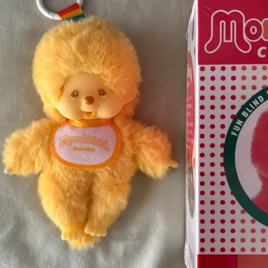 [BUNJANG] Monchhichi Colorful Fantasy Yellow Plush / 몬치치 컬러풀 판타지 옐로우 노랑