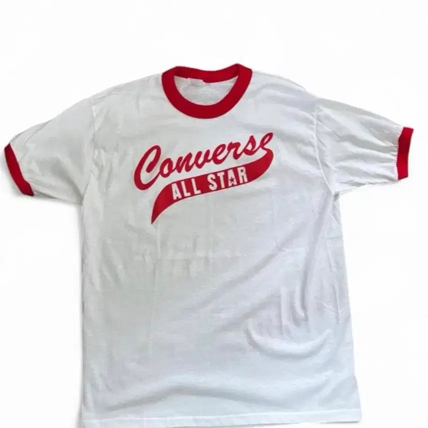 [BUNJANG] Vintage 80s Stedman Sport-T Converse All-Star Ringer T-Shirt / 빈티지 80s 컨버스 올스타 stedman sport-t 링거티