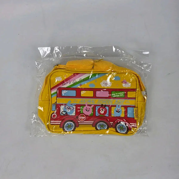 [BUNJANG] Jukebox Animal School Bus Yellow Crossbody Bag / 새상품 주크박스 애니멀 스쿨버스 옐로우 크로스백 260721