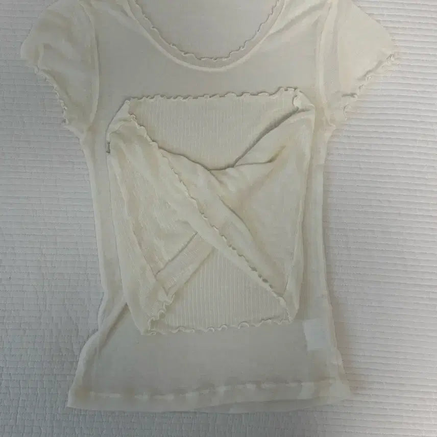 [BUNJANG] Thanat Layered Short Sleeve T-Shirt / 타낫 레이어드 반팔