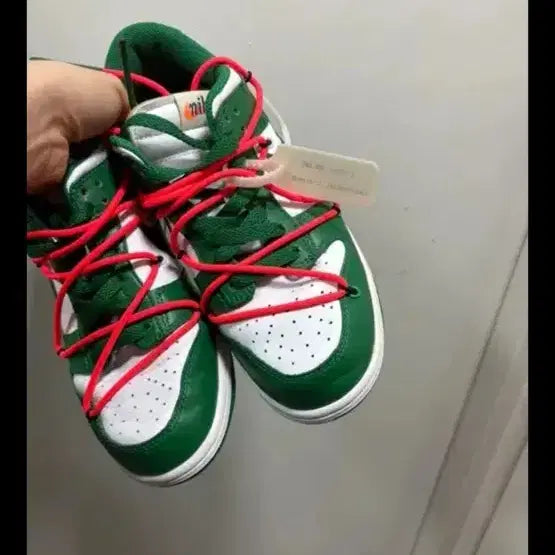 [BUNJANG] Nike x Off-White Dunk Low Green / 나이키 오프화이트 덩크 로우 그린 250 정품