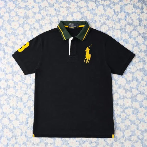 [BUNJANG] Polo Ralph Lauren Big Pony Custom Fit T-Shirt Navy L / 폴로 랄프로렌 빅포니 커스텀핏 반팔 카라티 네이비 L