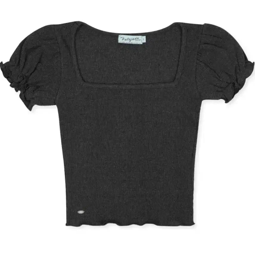 [BUNJANG] Pale Jade Wave Tee Charcoal Size 1 / (1번시착) 페일제이드 웨이브티 차콜 1