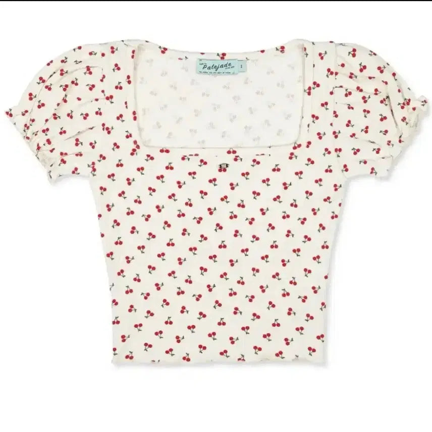 [BUNJANG] Pale Jade Wave Tee Cherry Pattern / (새상품) 페일제이드 웨이브티 체리 1