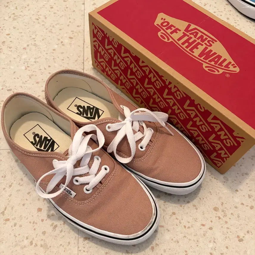 [BUNJANG] Vans Authentic "Warm Taupe" Sneakers (230mm) with Box / 반스 어센틱 띠어리 웜 타우페 230 + 박스포함