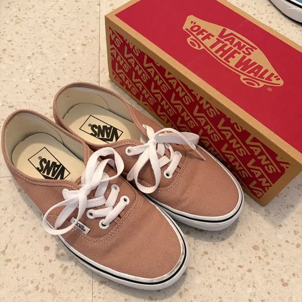 [BUNJANG] Vans Authentic "Warm Taupe" Sneakers (230mm) with Box / 반스 어센틱 띠어리 웜 타우페 230 + 박스포함