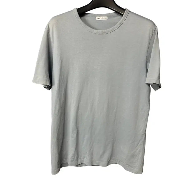 [BUNJANG] Zara Washed Blue-Gray T-Shirt XL / XL 자라 워시드 블루그레이 반팔 티셔츠