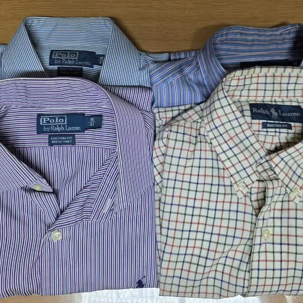 [BUNJANG] Polo Ralph Lauren Shirts Bundle (4 pcs) / 폴로 랄프로렌 셔츠 4종 묶음