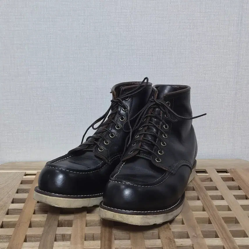 [BUNJANG] Red Wing Moc Toe 8849 Black Prairie Leather Boots / 레드윙 목토 8849 블랙프레리 10D