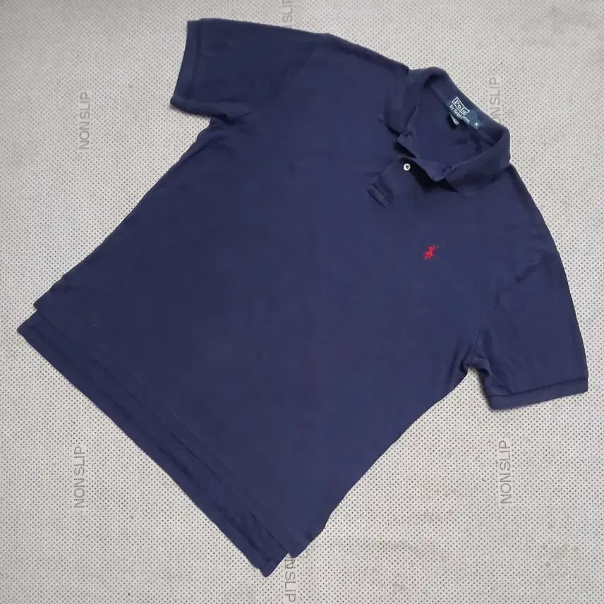 [BUNJANG] Polo Ralph Lauren Navy Polo Shirt M / 폴로 랄프로렌 네이비 카라티 M