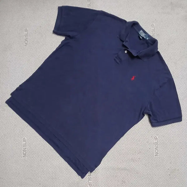 [BUNJANG] Polo Ralph Lauren Navy Polo Shirt M / 폴로 랄프로렌 네이비 카라티 M