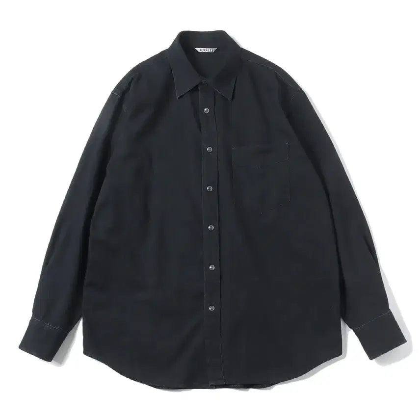 [BUNJANG] Orrery Selvage Super Light Denim Shirt / 오라리 셀비지 슈퍼 라이트 데님 셔츠