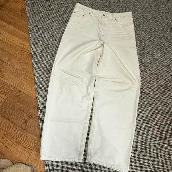 [BUNJANG] COS Wide Leg Jeans White Size 31 / COS 와이드레그진 화이트 31