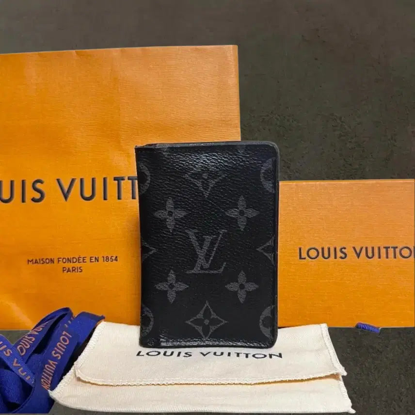 [BUNJANG] Louis Vuitton Monogram Card Holder Black / (정품)루이비통 모노그램 카드지갑 블랙