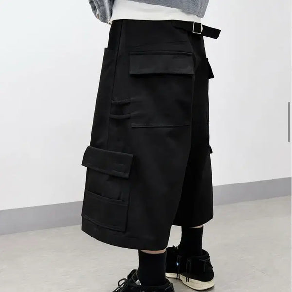 [BUNJANG] Kamien Kangaroo Bermuda Pants Black Size 3 / 카미엔 캥거루 버뮤다 팬츠 블랙 [3]