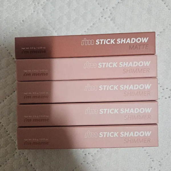 [BUNJANG] I'm Meme Stick Shadow Set (Matte & Shimmer) / 스틱 아이섀도우