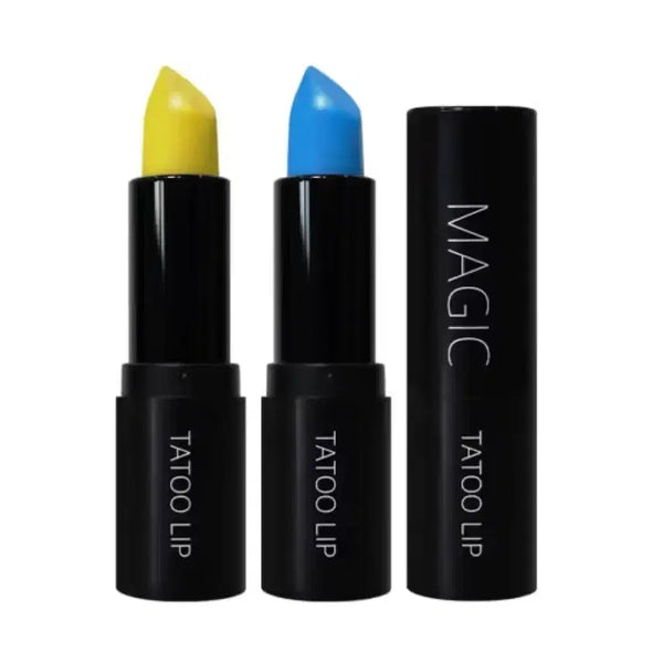 [BUNJANG] Magic Tattoo Lipstick (Blue) - 3-Pack / 매직 타투 립스틱 3개 (블루) 오랜지속력 촉촉한 발림성 선명한컬러