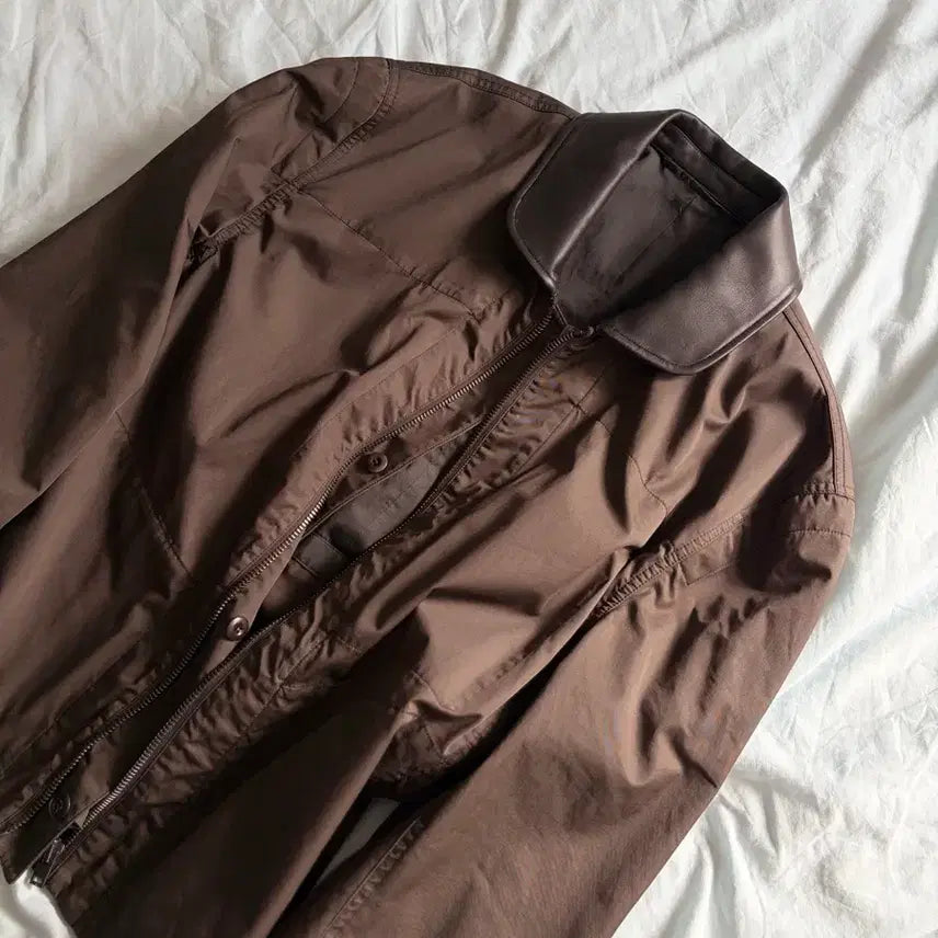 [BUNJANG] Lemaire Leather Collar Blouson / 르메르 레더칼라 블루종