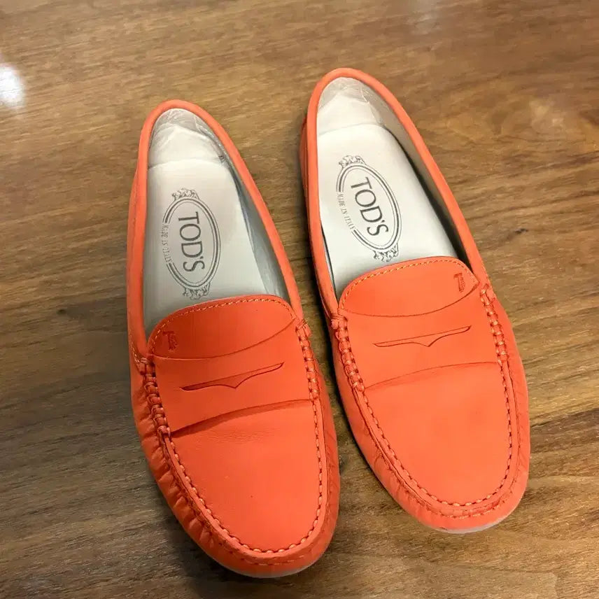[BUNJANG] Tod's Driving Shoes Orange 35 1/2 / tods 토즈 드라이빙슈즈 35(1/2)