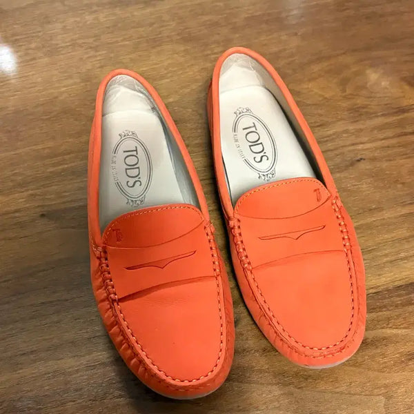 [BUNJANG] Tod's Driving Shoes Orange 35 1/2 / tods 토즈 드라이빙슈즈 35(1/2)