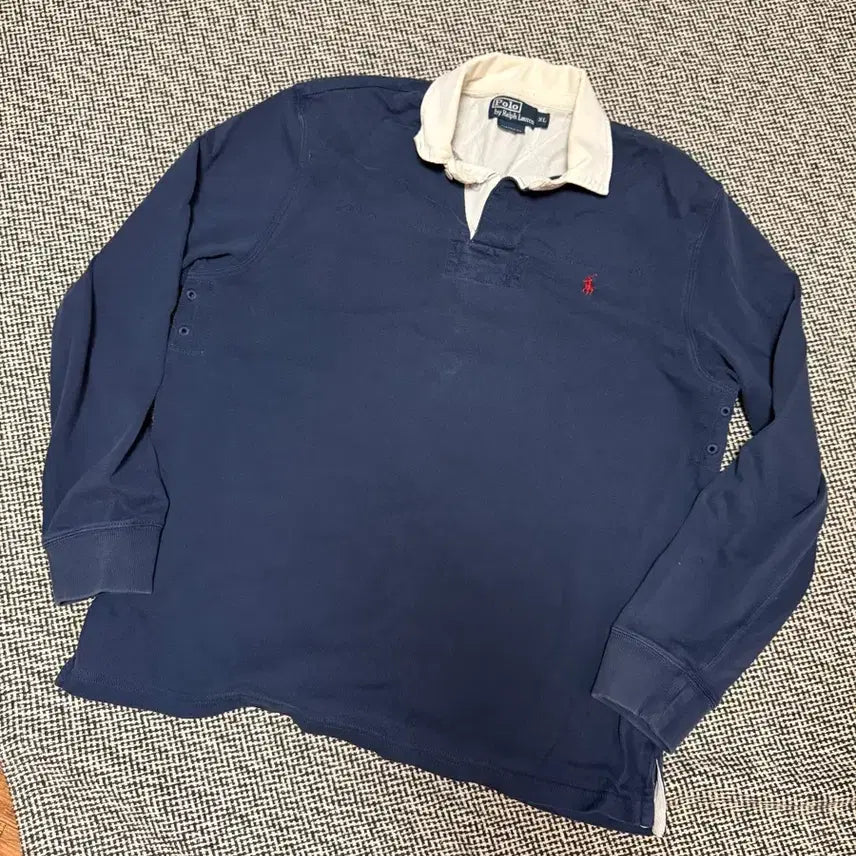 [BUNJANG] Polo Rugby Shirt Navy XL / polo 럭비티 네이비 XL