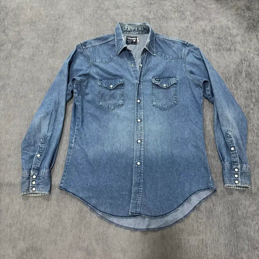 [BUNJANG] Wrangler Denim Shirt / 랭글러 데님 셔츠