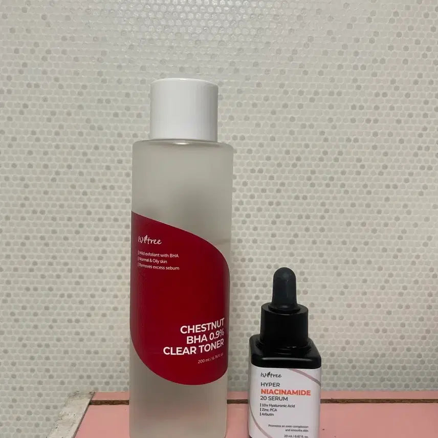 [BUNJANG] Isntree Bamboo BHA 0.9% Clear Toner 200ml + Hyper Niacinamide 20 Serum / 이즈앤트리밤부 BHA 0.9% 클리어 토너 200ml + 하이퍼 나이아신아마이드