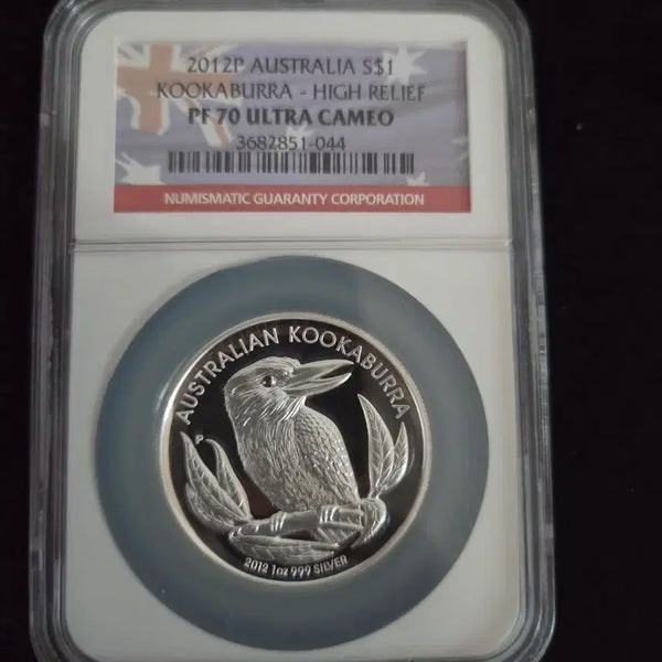 [BUNJANG] 2012 Australia Kookaburra 1 oz High Relief PF70 Silver Coin / 2012 호주 쿠카부라 1온스 하이릴리프  PF70 은화 ( 실버코인 실버바 )