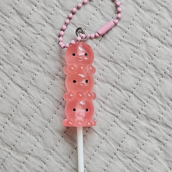 [BUNJANG] Octopus Skewer Charm Keychain / 에이블리 문어 꼬치 키링 열쇠고리 가챠