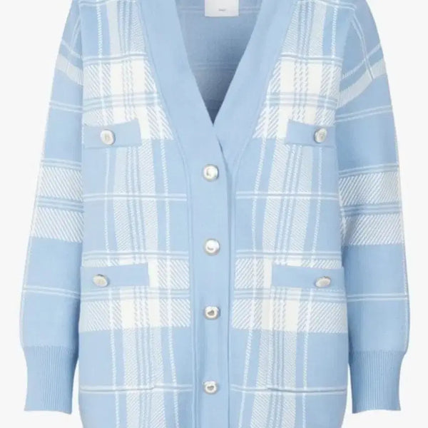 [BUNJANG] Sandro Check Cardigan / 산드로 체크 가디건
