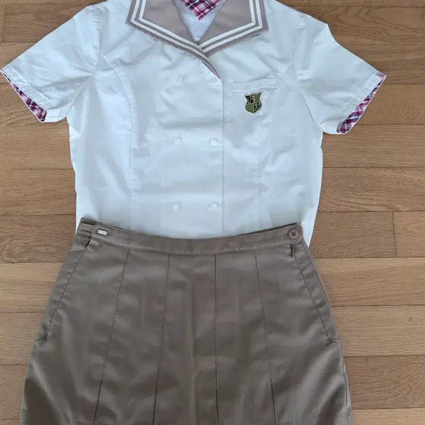 [BUNJANG] Summer School Uniform Set (Goyang High School) / 예쁜 여자교복 하계교복 짧치세트c182(고양외고)