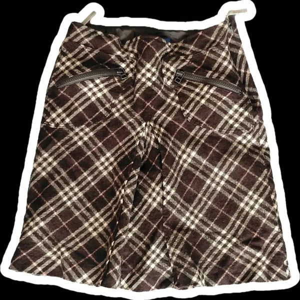 [BUNJANG] Burberry Blue Label Vintage Midi Skirt / 버버리 블루라벨 일본 빈티지 미디 스커트 blue label 모리걸