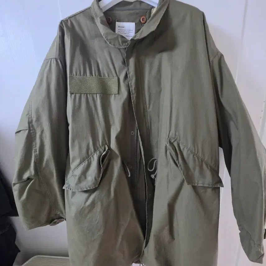 [BUNJANG] BECOME M65 Fishtail Parka Olive (Free Size) / [Free] BECOME 개파카 M65 올리브