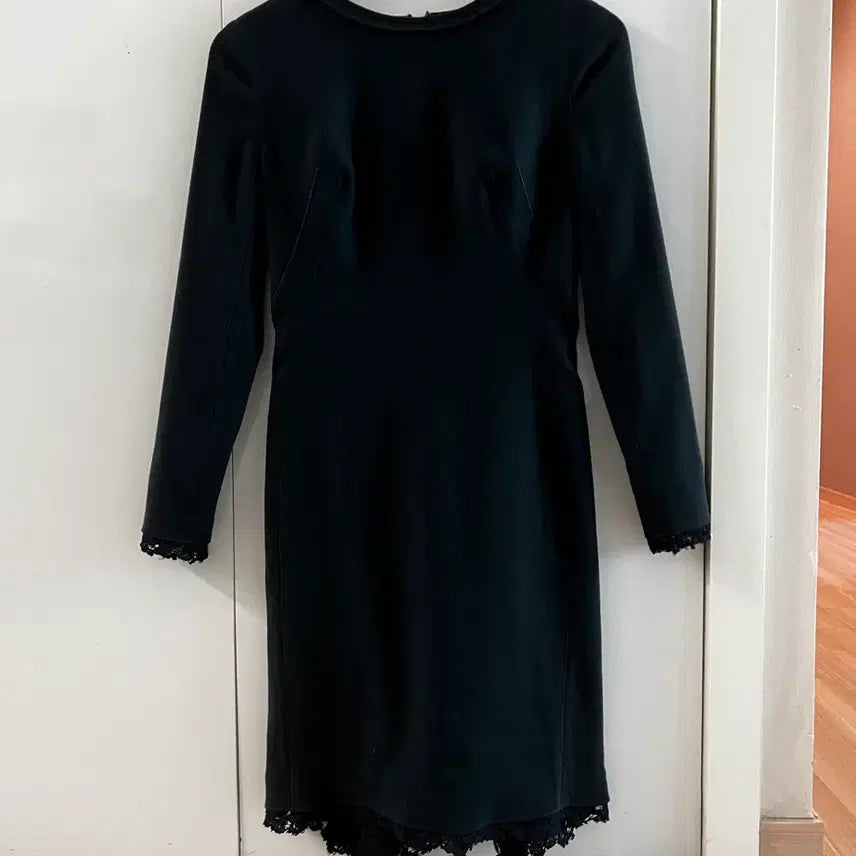 [BUNJANG] MINE Navy Lace Dress / 마인 네이비 레이스 원피스