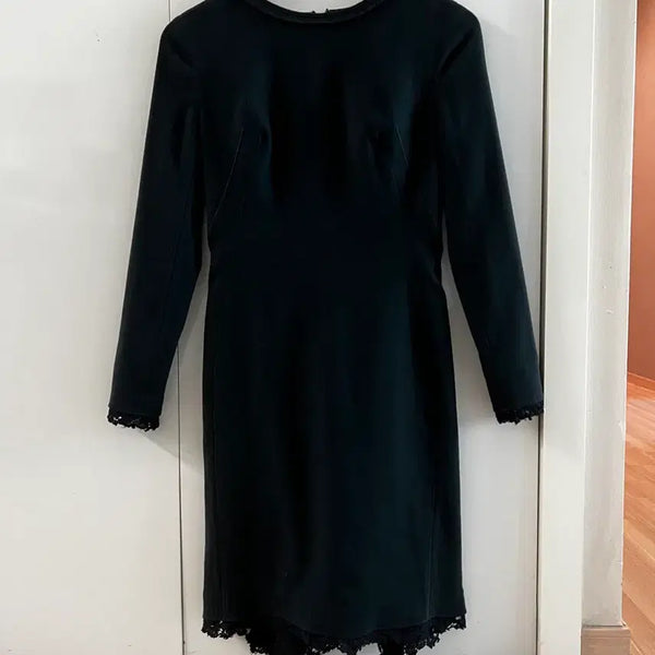 [BUNJANG] MINE Navy Lace Dress / 마인 네이비 레이스 원피스