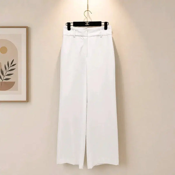 [BUNJANG] MICHAA 2024 Wide Leg Slacks Pants / 미샤 MICHAA 2024 와이드 슬랙스 팬츠 73-94 (55)사이즈