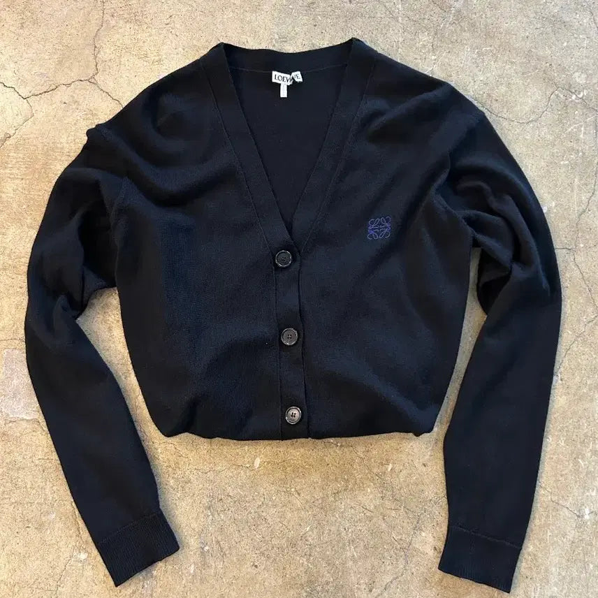 [BUNJANG] Loewe Wool Signature Logo Cardigan / LOEWE 로에베 울 시그니처 로고 가디건