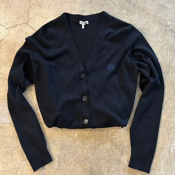 [BUNJANG] Loewe Wool Signature Logo Cardigan / LOEWE 로에베 울 시그니처 로고 가디건